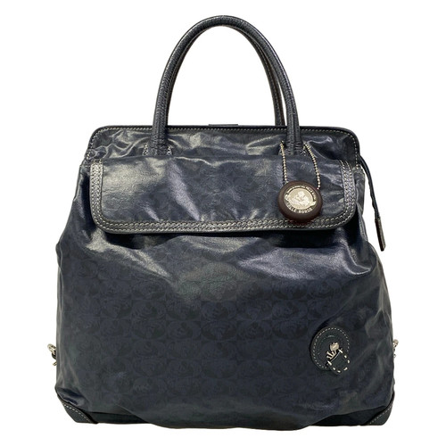 Zaino pelle borsa grigio scuro - pelle,