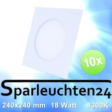 10 Piece LED Panel New White