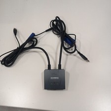 SPLITTER SWITCH KVM EDIMAX - VGA PS/2 to USB - EK-UA2C