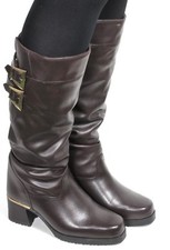 Stivali da donna in pelle vera