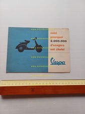 Acma Vespa 125 - 150 1958 depliant originale francese