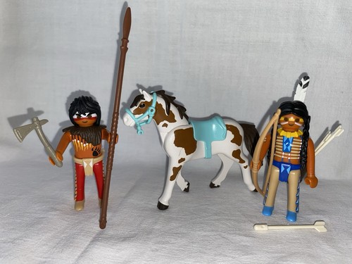 Playmobil indiens cheval - 2, et