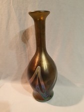 Rosenthal Classic Rose "Art Nouveau in vetro" vaso iridescente h 32 cm circa