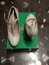 Scarpe donna eleganti Louisa Klaps usate num. 37 bianco latte