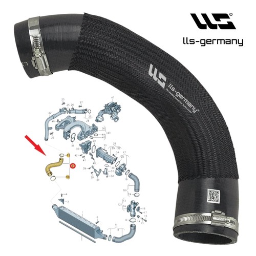 Tubo turbo intercooler per