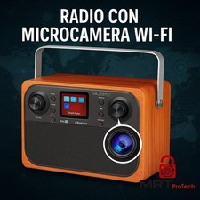 Radio con microcamera Wi-Fi