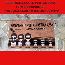 TAPPETO FUORIPORTA PERSONALIZZATO VARIE MISURE ZERBINO IMPERMIABILE