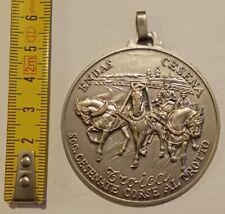 CESENA MEDAGLIA ENDAS CORSE AL TROTTO IPPICA CAVALLI GARA DEL 1984 VEDI...