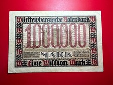 Europa - Germania - 1 One Milion Milione di Mark 1923
