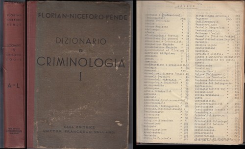 Dizionario criminologia - lz-,