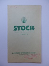 STOCK Trieste listino prezzi