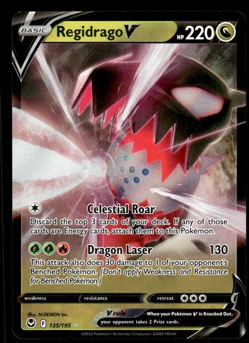 Regidrago 135 195 holo v - regidrago,