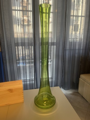 Vaso vetro trasparente alto - vaso,