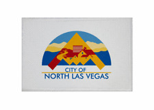 Toppa North Las Vegas City Nevada bandiera bandiera toppa da stirare 9 x 6 cm