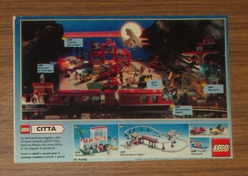 Rara pubblicità lego trains - rara,