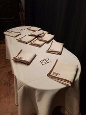 Antica tovaglia monogramma