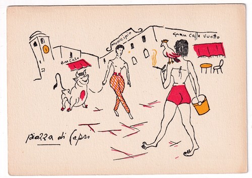 P02169 cartolina capri vista - -,