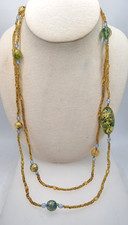 MURANO COLLANA    vetro e oro