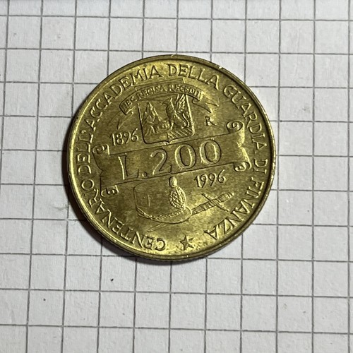 200 lire 1996 accademia - l.,