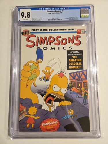 Simpsons comics cgc 9 - simpsons, 9.8
