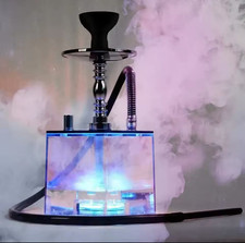 narghile shisha in plexiglass