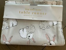 Runner da tavolo PASQUA hop away casa coniglietti coniglietti 15 x 90 casale shabby chic
