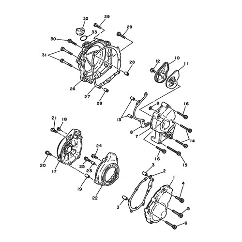 Yamaha fzr 250 1986 - 250, kit