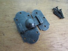 Rustico vecchio retrò vintage armadio serratura porta serratura fermaglio FORGIATO A MANO TIRO BULLONE