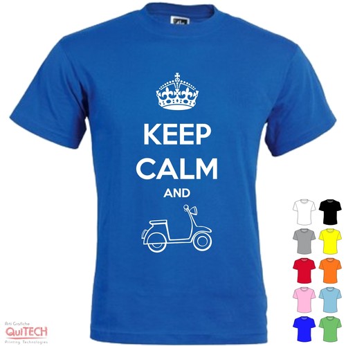 Shirt keep calm and vespa - t-shirt,
