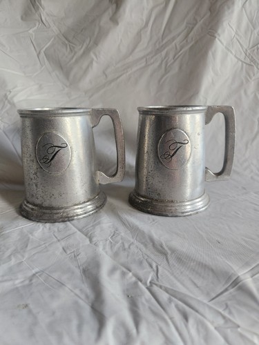 Tazze vintage wrp peltro - 2,