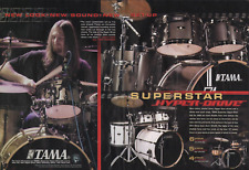 Pubblicità stampa 2pg 2008 Tama Superstar Hyper-Drive batteria Jason Costa tutto ciò che resta