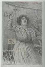 Illustratore B.CASCELLA - NAPOLI - Costumi napoletani " 'O capitone    -- aav437