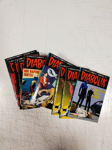Lotto diabolik anno xxii - diabolik,