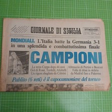 GIORNALE di SICILIA 12/7/1982