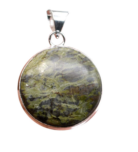 Ciondolo verde pietra - , preziosa