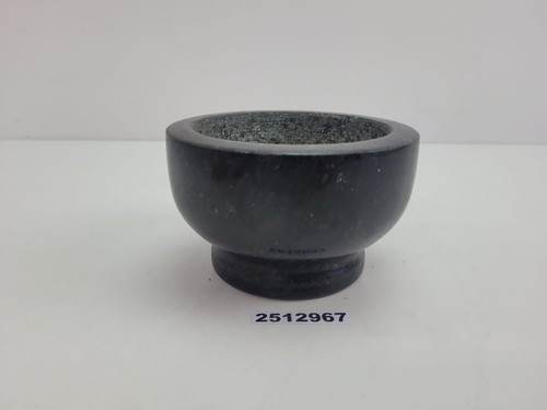 Pietra mortaio nero rotondo