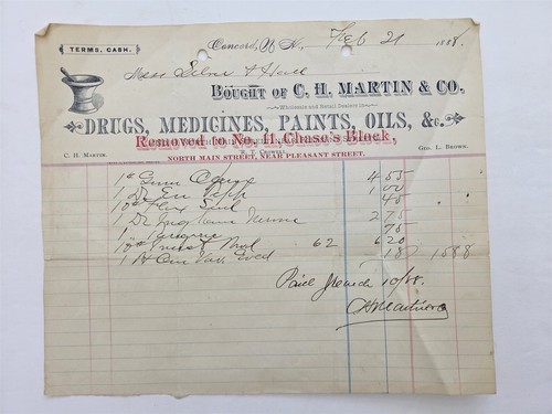 1888 antico martin concord - 1888, c