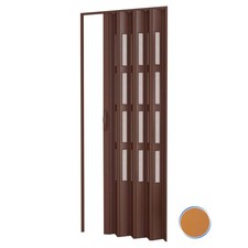 PORTA A SOFFIETTO DA INTERNO CON VETRO CON MANIGLIA MAGNETE 82x210 DOUGLAS