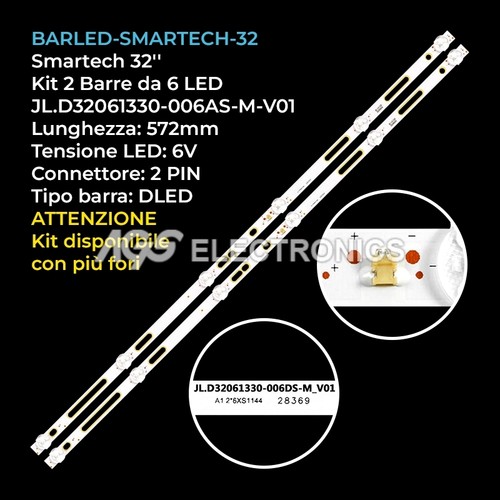 Kit barre strip led tv - 2, 6