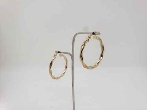 Orecchini cerchio sezione - a, a