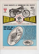 advertising Pubblicità MOTO GORI 50 REGOLARITA 1972 MOTOITALIANE ENDURO  EPOCA