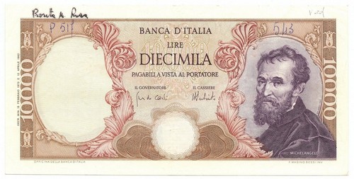 10000 lire errore stampa - errore,