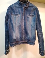 Giubbotto in jeans colore blu