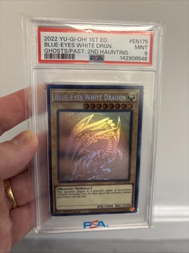 Blue eyes white dragon ghost - white,
