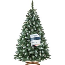 Fairytrees® Albero Di Natale Finto Pino Naturale Bianco Innevato
