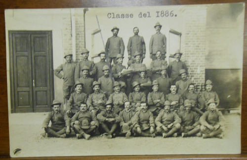 Cartolina fotografica alpini - cartolina,