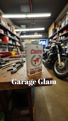 Castrol stroke oil can - oil,