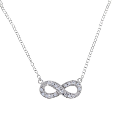 Collana infinito medio - , argento
