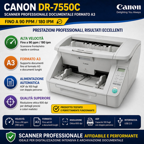 Canon 7550c scanner - ★, dr-7550c