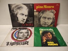 LOTTO 4 DISCHI VINILE LP 33 GIRI PINO MAURO CANZONE NAPOLETANA ITALIANA MALAVITA
